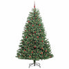 Kunstig sammensatt juletre grønn 240 cm PVC og metall