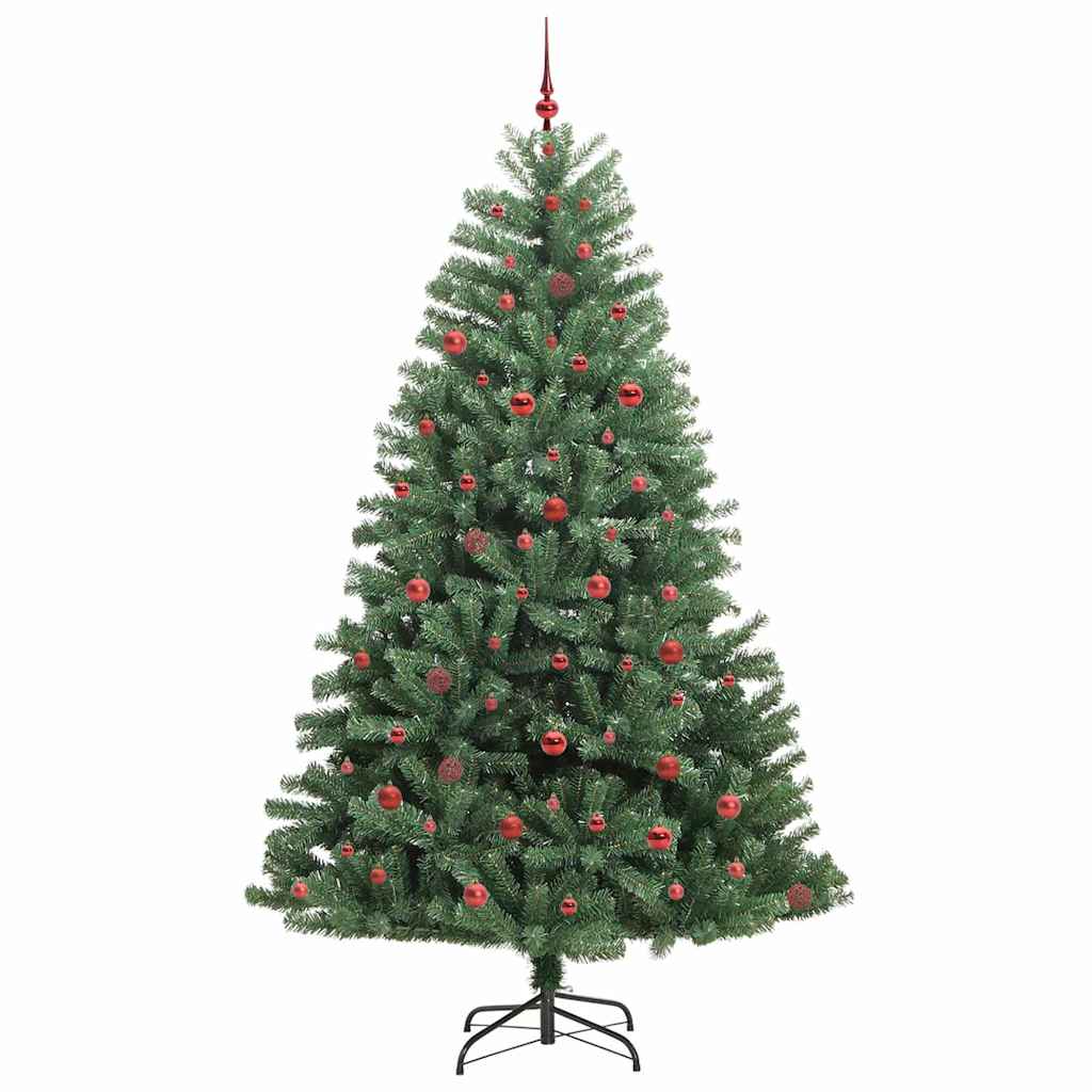Kunstig sammensatt juletre grønn 240 cm PVC og metall