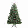 Kunstig sammensatt juletre grønn 240 cm PVC og metall