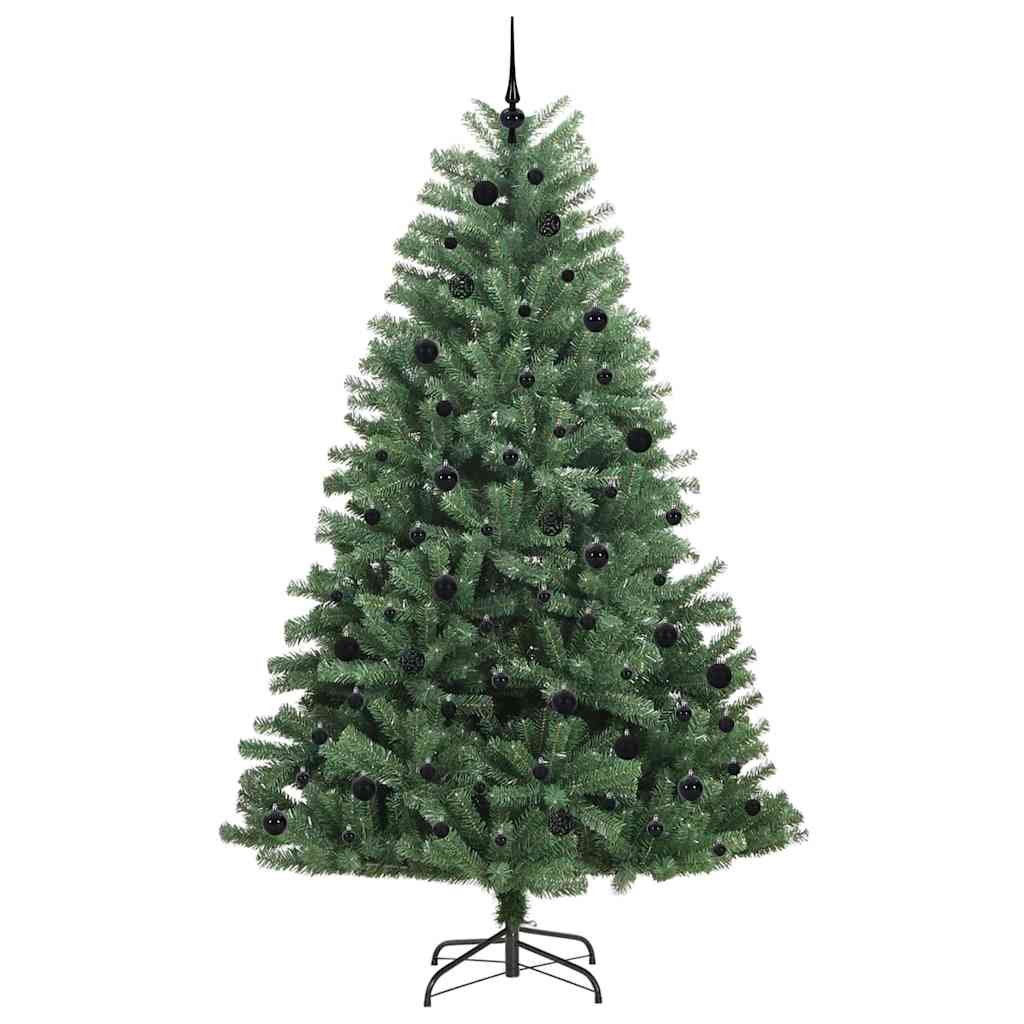 Kunstig sammensatt juletre grønn 240 cm PVC og metall