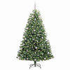 Kunstig sammensatt juletre grønn 240 cm PVC og metall