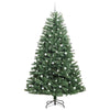 Kunstig sammensatt juletre grønn 240 cm PVC og metall