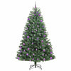 Kunstig sammensatt juletre grønn 240 cm PVC og metall