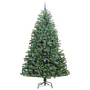 Kunstig sammensatt juletre grønn 240 cm PVC og metall