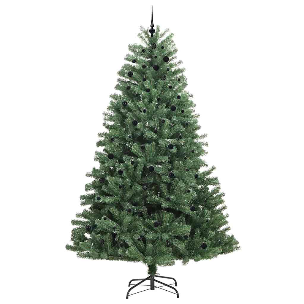 Kunstig sammensatt juletre grønn 300 cm PVC og metall