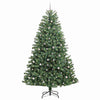 Kunstig sammensatt juletre grønn 300 cm PVC og metall