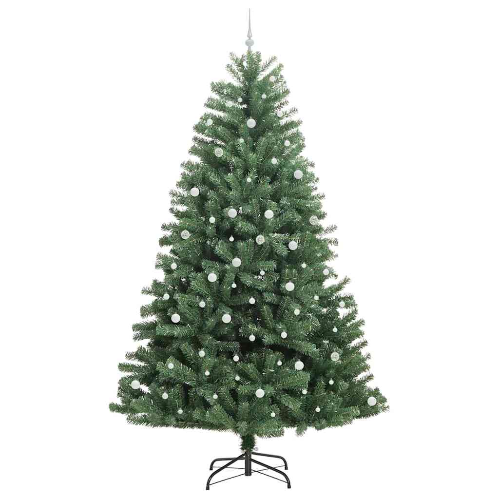 Kunstig sammensatt juletre grønn 300 cm PVC og metall