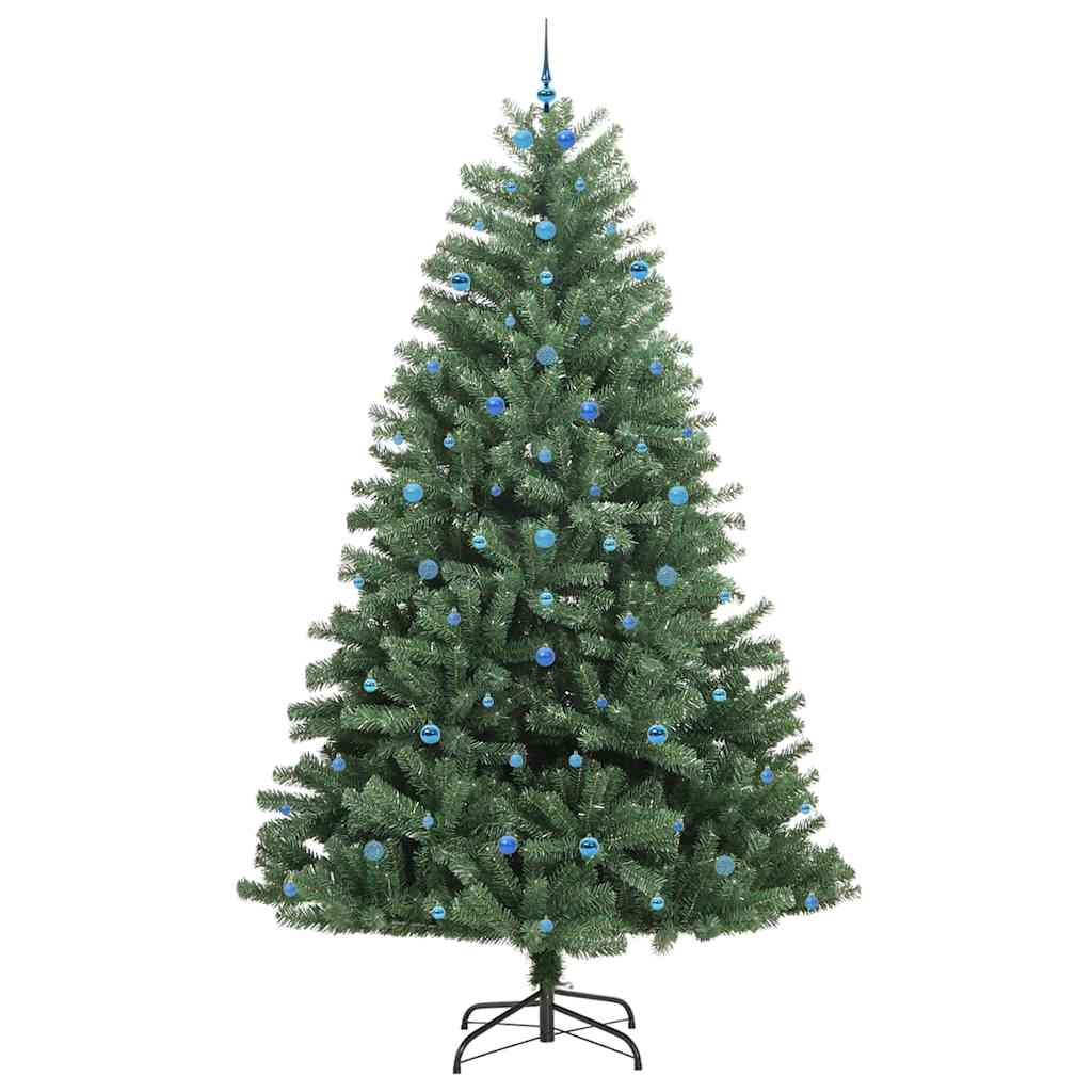 Kunstig sammensatt juletre grønn 300 cm PVC og metall