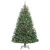 Kunstig sammensatt juletre grønn 300 cm PVC og metall