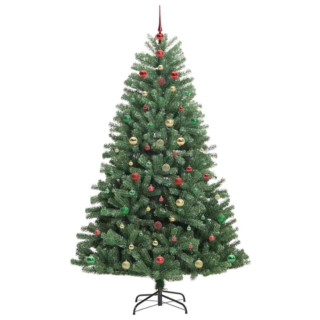 Kunstig sammensatt juletre grønn 300 cm PVC og metall