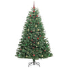 Kunstig sammensatt juletre grønn 300 cm PVC og metall