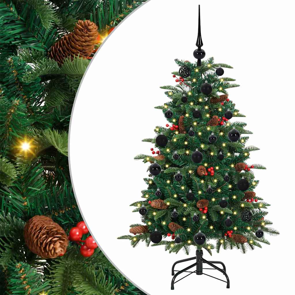 Kunstig juletre grønn 120 cm PVC og Metall og Plast
