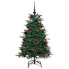 Kunstig juletre grønn 120 cm PVC og Metall og Plast