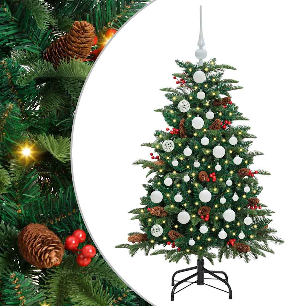 Kunstig juletre grønn 120 cm PVC og Metall og Plast