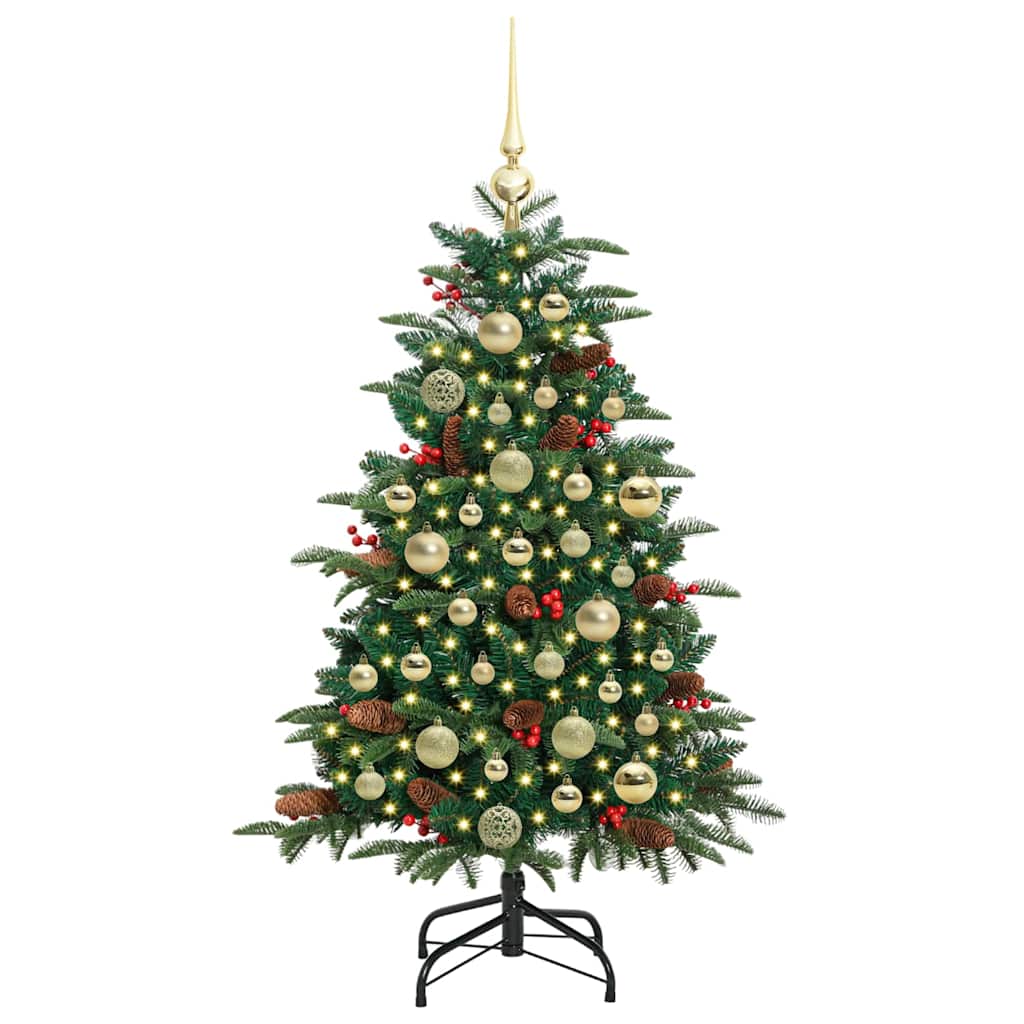 Kunstig juletre grønn 120 cm PVC og Metall og Plast