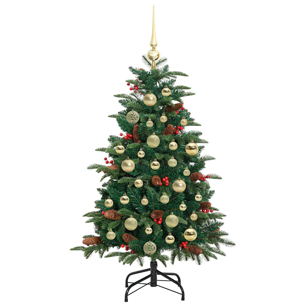 Kunstig juletre grønn 120 cm PVC og Metall og Plast