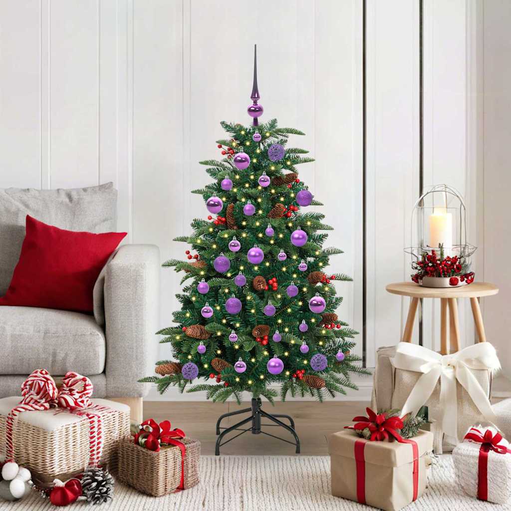 Kunstig juletre grønn 120 cm PVC og Metall og Plast