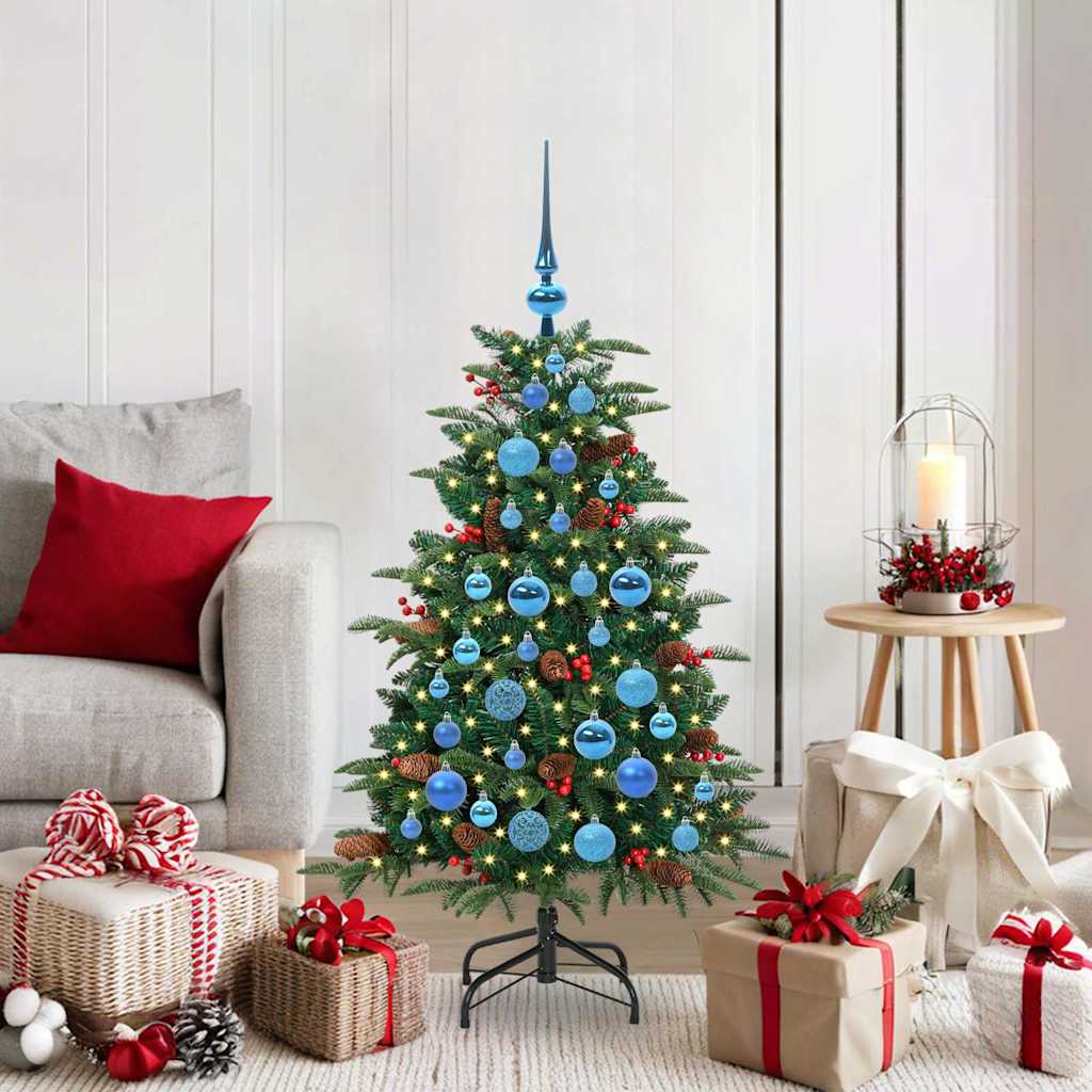Kunstig juletre grønn 120 cm PVC og Metall og Plast