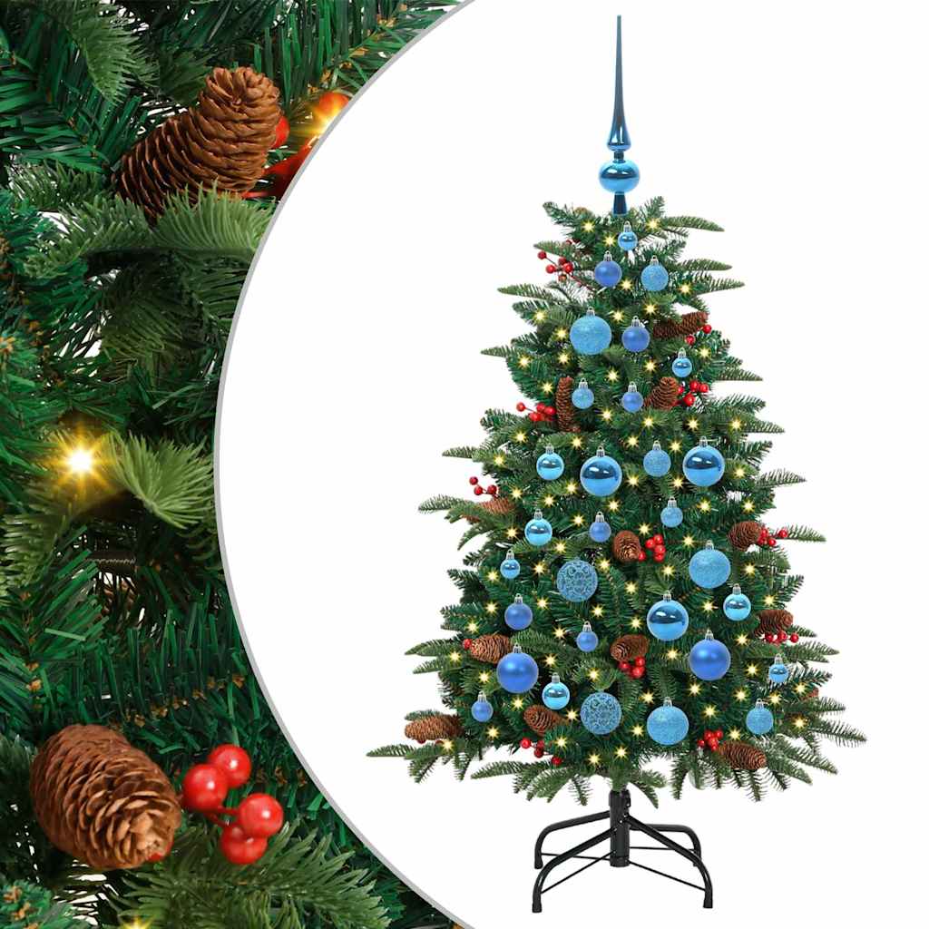 Kunstig juletre grønn 120 cm PVC og Metall og Plast