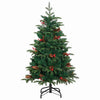 Kunstig juletre grønn 120 cm PVC og Metall og Plast