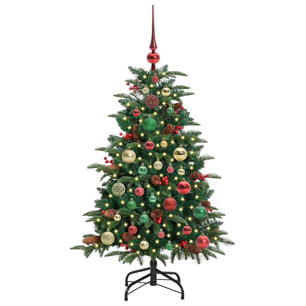 Kunstig juletre grønn 120 cm PVC og Metall og Plast