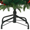 Kunstig juletre grønn 150 cm PVC og Metall og Plast
