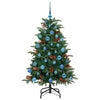 Kunstig juletre grønn 150 cm PVC og Metall og Plast
