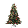 Kunstig juletre grønn 180 cm PVC og Metall og Plast