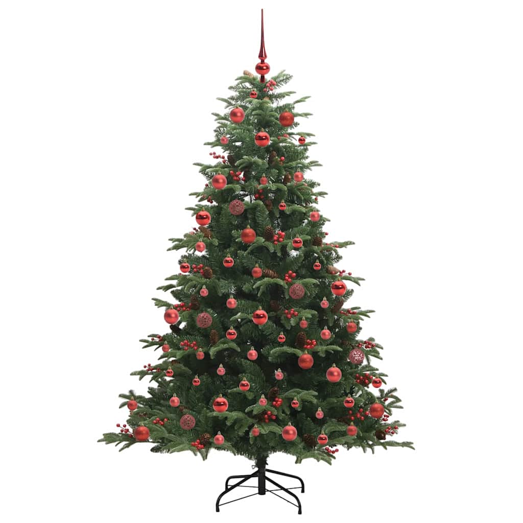 Kunstig juletre grønn 180 cm PVC og Metall og Plast