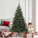 Kunstig juletre med 300 LED grønn 180 cm PVC og Metall og Plast
