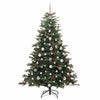 Kunstig juletre grønn 180 cm PVC og Metall og Plast