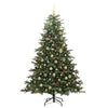 Kunstig juletre grønn 180 cm PVC og Metall og Plast