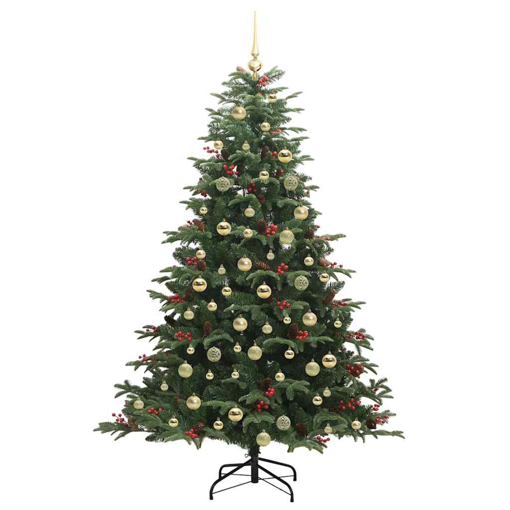 Kunstig juletre grønn 180 cm PVC og Metall og Plast
