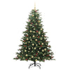 Kunstig juletre grønn 180 cm PVC og Metall og Plast