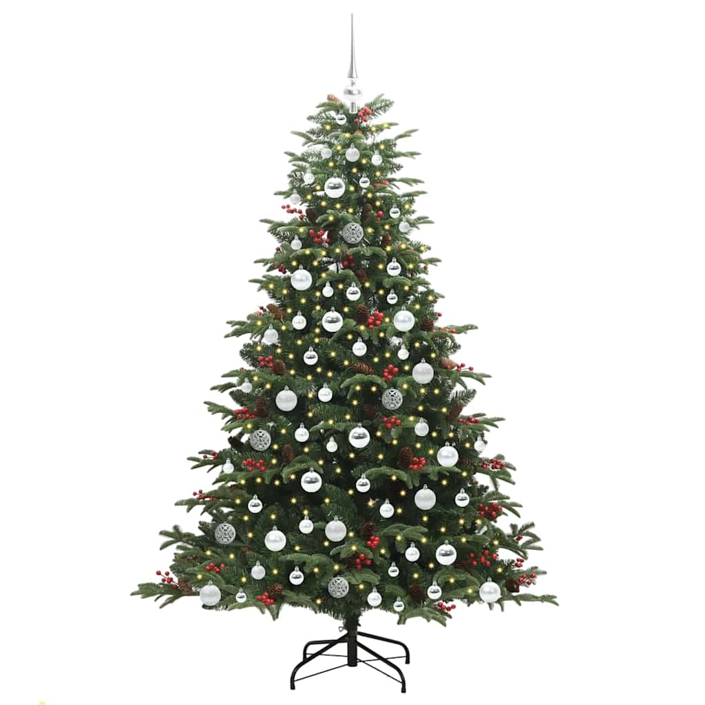 Kunstig juletre grønn 180 cm PVC og Metall og Plast
