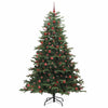 Kunstig juletre grønn 210 cm PVC og Metall og Plast