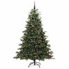 Kunstig juletre grønn 210 cm PVC og Metall og Plast