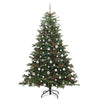 Kunstig juletre grønn 210 cm PVC og Metall og Plast