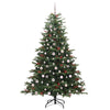 Kunstig juletre grønn 210 cm PVC og Metall og Plast