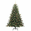 Kunstig juletre grønn 210 cm PVC og Metall og Plast