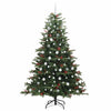Kunstig juletre grønn 210 cm PVC og Metall og Plast