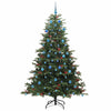 Kunstig juletre grønn 210 cm PVC og Metall og Plast