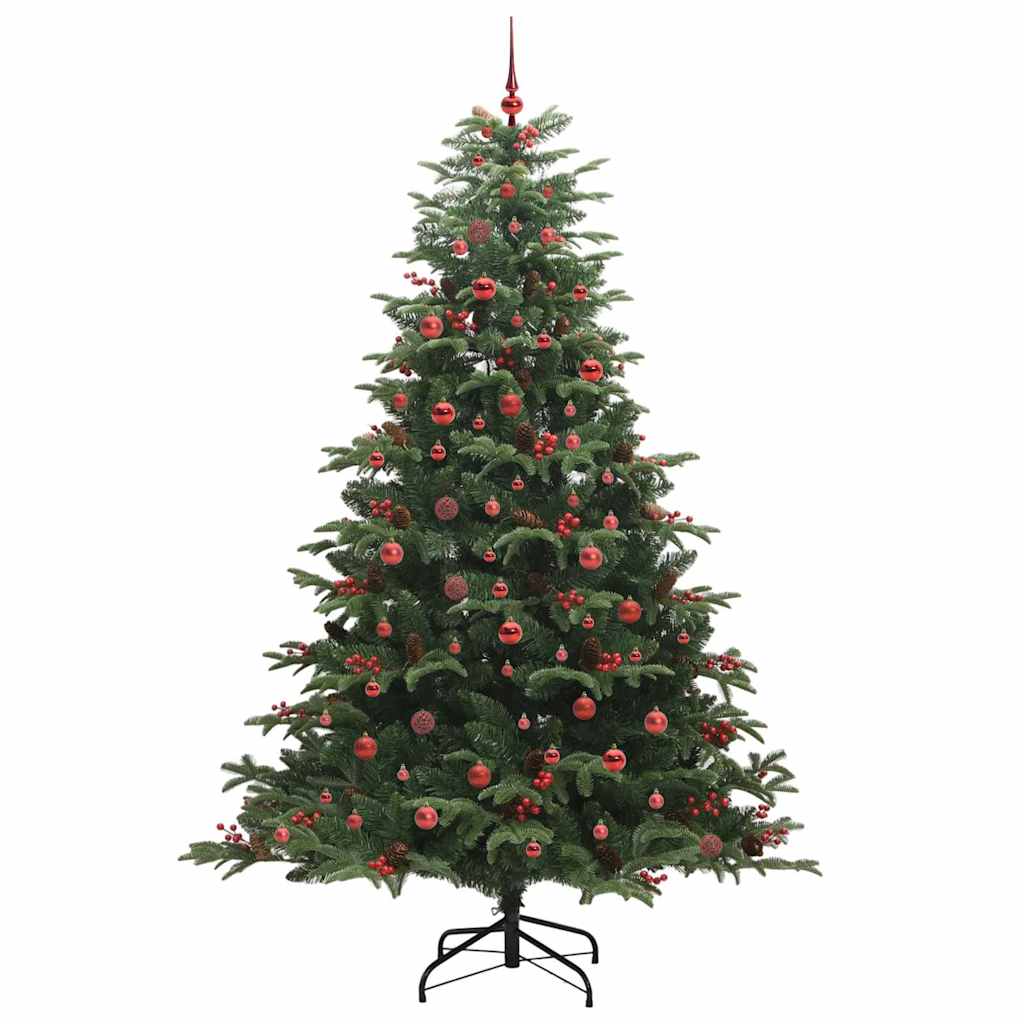 Kunstig juletre grønn 240 cm PVC og Metall og Plast