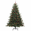 Kunstig juletre grønn 240 cm PVC og Metall og Plast