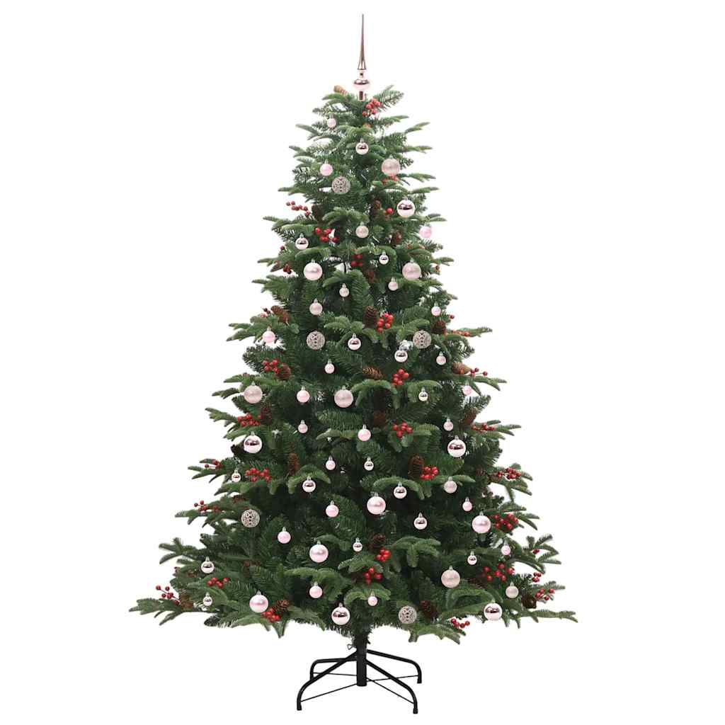 Kunstig juletre grønn 240 cm PVC og Metall og Plast