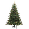 Kunstig juletre grønn 240 cm PVC og Metall og Plast