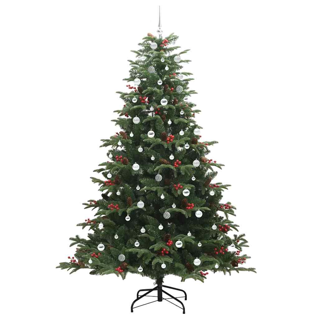 Kunstig juletre grønn 240 cm PVC og Metall og Plast
