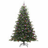 Kunstig juletre grønn 240 cm PVC og Metall og Plast