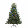 Kunstig juletre grønn 240 cm PVC og Metall og Plast