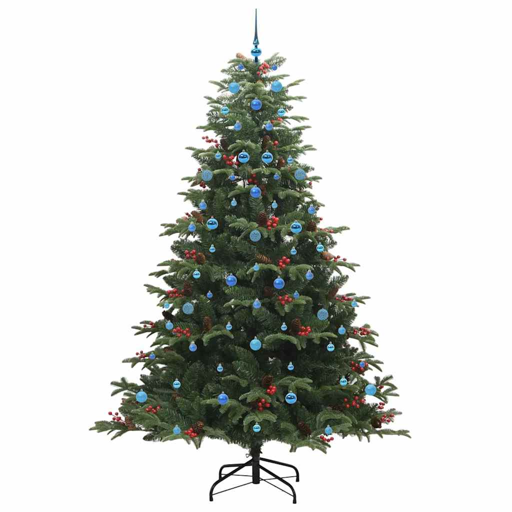Kunstig juletre grønn 240 cm PVC og Metall og Plast